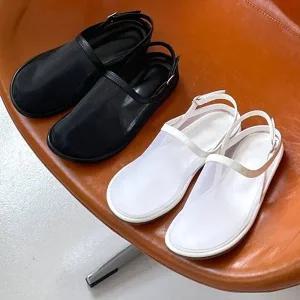 스트랩샌들 빅사이즈 플랫 가을신상 앵글 패션샌들 (WEF03D9)