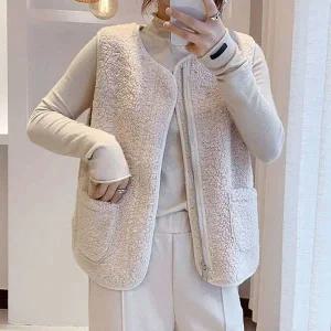 [하프클럽/]걸스 플리스 양털 플리스 베스트 퍼 슬리브리스 머스트해브수면