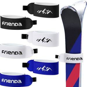 프렌다 6개 겨울 스키 스트랩 패스너 테이프 조절 가능한 가족용 크리스마스 휴가용 랩 타이