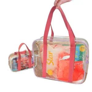 [하프클럽/]뷰레이터닷컴 썸머 투명 비치백 해변 바캉스 소형