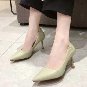 7cm 검정힐 20대 30대 직장인 출근룩 패션 하이힐