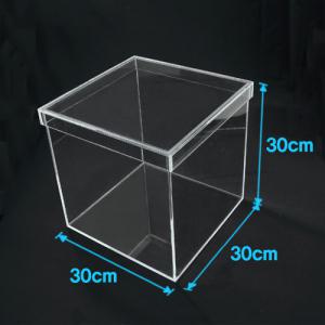5mm 뚜껑형 아크릴상자 30x30x30cm