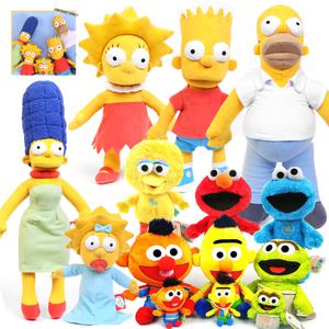 심슨 패밀리 세사미 호머 바트 마지 리사 매기 엘모 빅버드 쿠키몬스터 애착 신비 인형