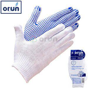 [오런]후디스표백도트장갑_작업장갑 운전장갑 안전장갑