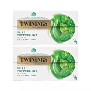 메가커피 트와이닝 페퍼민트 25티백 2개세트