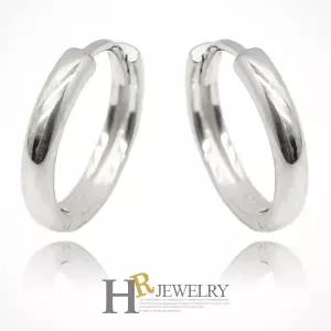 [호림쥬얼리]실버92.5정.품)깜찍)예쁜(HR)실버 심플 라인 원터치 귀걸이(NO.33307)