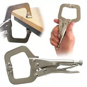  C-1 C형 바이스 그립 플라이어 6인치 클램프 락킹플라이어 용접 철판 고정