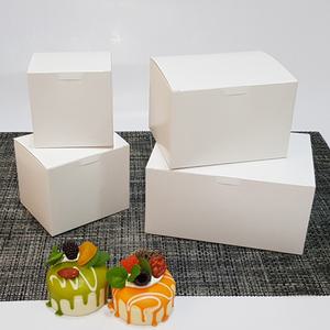 원터치 화이트 상자 1호 선물포장 마카롱 쿠키상자 카페 디저트 답례품 수건 타올포장