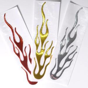 차량용 입체 화염 데칼스티커 자동차 3D 불꽃 엠블럼