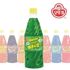 오뚜기 메론향 슬러시 1kg 시럽 원액 음료