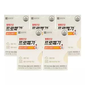 종근당건강 프로메가 알티지 오메가3 비타민D 430mg x 60캡슐 x 5박스