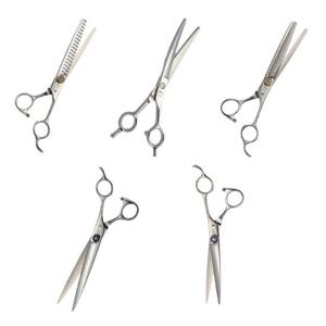 펫전용 애견미용가위세트 5종 애견미용가위 털관리 (WCC8696)