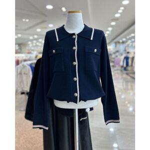 [갤러리아] 부루앤쥬디 펄라인배색카라가디건 BBRDCD108B