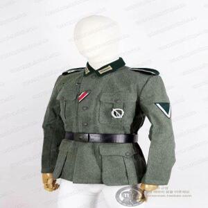 독일 대전 세계 2차 장교의 양모 군복