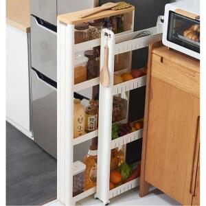 초슬림 틈새선반 7cm 냉장고옆 높이 8CM 욕실 캐비닛 침실 다층 디럭스 틈새장