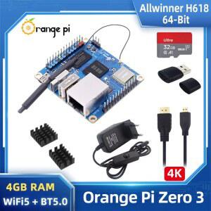 ORANGE PI ZERO CORTEX A53 BT 기가비트 LAN 4G 쿼드 UBUNTU 듀얼 OS 밴드 ANDROID DEBIAN 코어 H618 64비트 WIFI5 RAM ALLWINNER