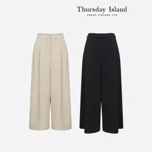 [Thursday Island] 투턱 와이드 큐롯팬츠(T234MPT302W)