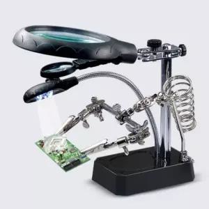 스마트폰수리 확대경 거치대 인두기 일체형 TE800 (3Pz4N)