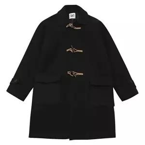 [모로엠]남성 국내제작 울혼방 트리플버클 떡볶이 코트 MO-CTW-Q012