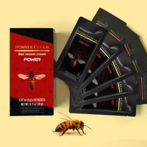 남성 활력을 불어넣는 위너크림 파워 휴대용 마사지 크림 2gx10팩 봉독 전립선 갱년기