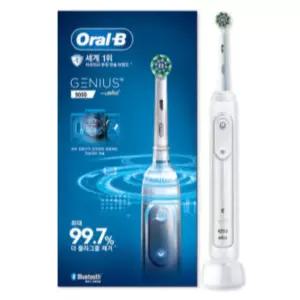 오랄비 전동 진동 칫솔 지니어스 9000 + 리필 화이트 BNS