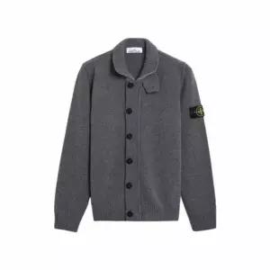 램스 울 버튼 가디건 차콜 그레이 멜란지 남성 K2S15 5100047 S00A3 V0M6B