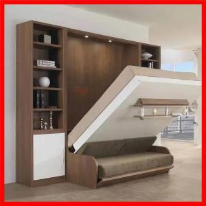 공간 절약형 가정용 가구 20WB002 수직 이중 벽 침대 접이식 머피 침대