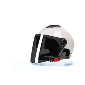 오토바이 여름용 헬멧 자외선차단 고화질듀얼 화이트 바이크헬멧 프 이즈 초경량