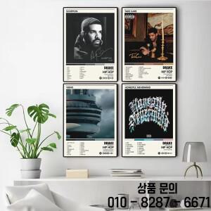 힙합 랩퍼 드레이크 SSS4U 새로운 클래식 앨범 커버 트랙리스트 음악 미적 포스터 캔버스 회화 벽 예술 그