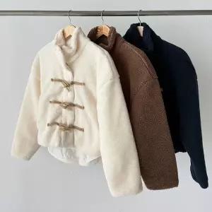 [다잇템] 여자 언발 떡볶이코트 집업 탱크 양털 폴라넥 점퍼