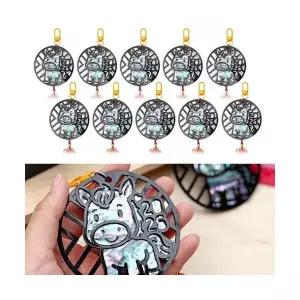 (10+1)2026 병오년 말 자개 키링 만들기 10+1 10개 사면 1개 더 추가 제공