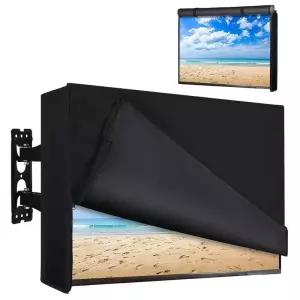 티비보호커버 야외 TV 커버 롤업 전면 플랫 지퍼 방수 LED LCD 스크린 100인치 90인치 85인치 75인치 65인