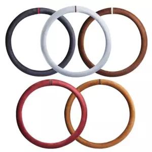 차량용 실리콘핸들커버 스웨이드 가죽핸들커버 아트로마 페루찌