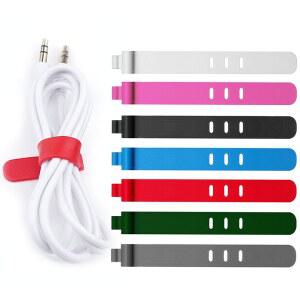 5/1pcs 실리콘 데이터 케이블 주최자 핸드폰 충전기 노트북 태블릿 이어 버드 마우스 와이어 랩 타이에 대 한 전원 코드 관리