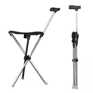 휴대용 접이식 지팡이 의자 스틱체어 폴딩스툴