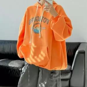 [신세계라이브쇼핑][옷자락] 여자 빅사이즈 박시핏 프린팅 속기모 퍼프 후드 티셔츠