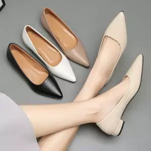 발편한 스틸레토 면접구두 오피스 구두 플랫슈즈