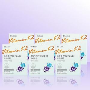 닥터린 초임계 비타민 K2 D3 프리미엄 300mg x 30정 x 6개 / iuy