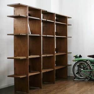 토파즈브라운 JWK 일파만파 북선반 책장 거실장 유닛