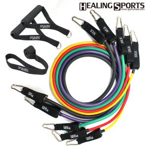 GOMUNARA 튜빙밴드 운동용 고무밴드 5종 라텍스 요가 근력 헬스 홈트 운동기구