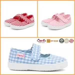 [롯데백화점]토박스 [씨엔타 Cienta] 아동 벨크로 체크단화 메르세데스 비쉬 3종 CTKCB1TSMV21