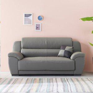 [바로방 가구]코이 3인 거실소파 가죽 소파