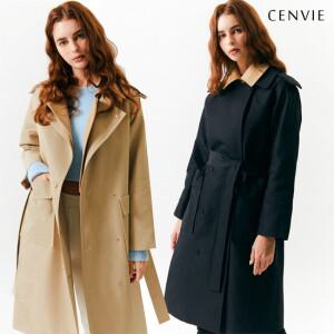 [론칭가209,000원] 레이어드 더블 카라 롱 자켓 트렌치코트 2color