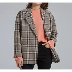 [미쏘][미쏘]쉐도우 체크 싱글 자켓