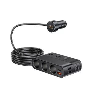 시거잭 3구 멀티소켓 PD QC3.0 고속충전 127W JA251