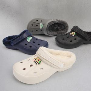 알파슈 캠핑 방한샌들 - EVA 가벼운 방한화 겨울 털슬리퍼 사무실 실내화