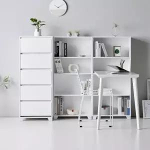 옵티마 미니룸 5단서랍장 H형 책상 D세트