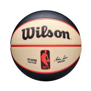 윌슨 NBA 팀 에디션 디트로이트 피스턴스 농구공 7호볼 고무농구공 WZ4033909XB07