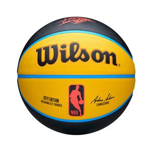 윌슨 NBA 팀 에디션 오클라호마 시티썬더 농구공 7호볼 고무농구공 WZ4033921XB07