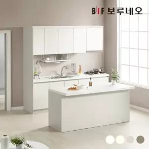 나비드 주방 싱크대 시공 II자 3.6m 아일랜드형 E0 PET소재